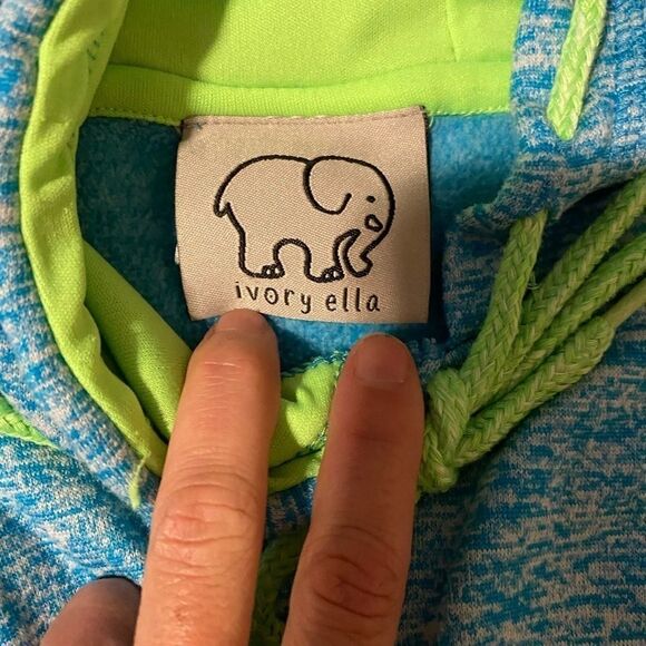 Ivory Ella heather blue sweatshirt size M - Picture 4 of 5